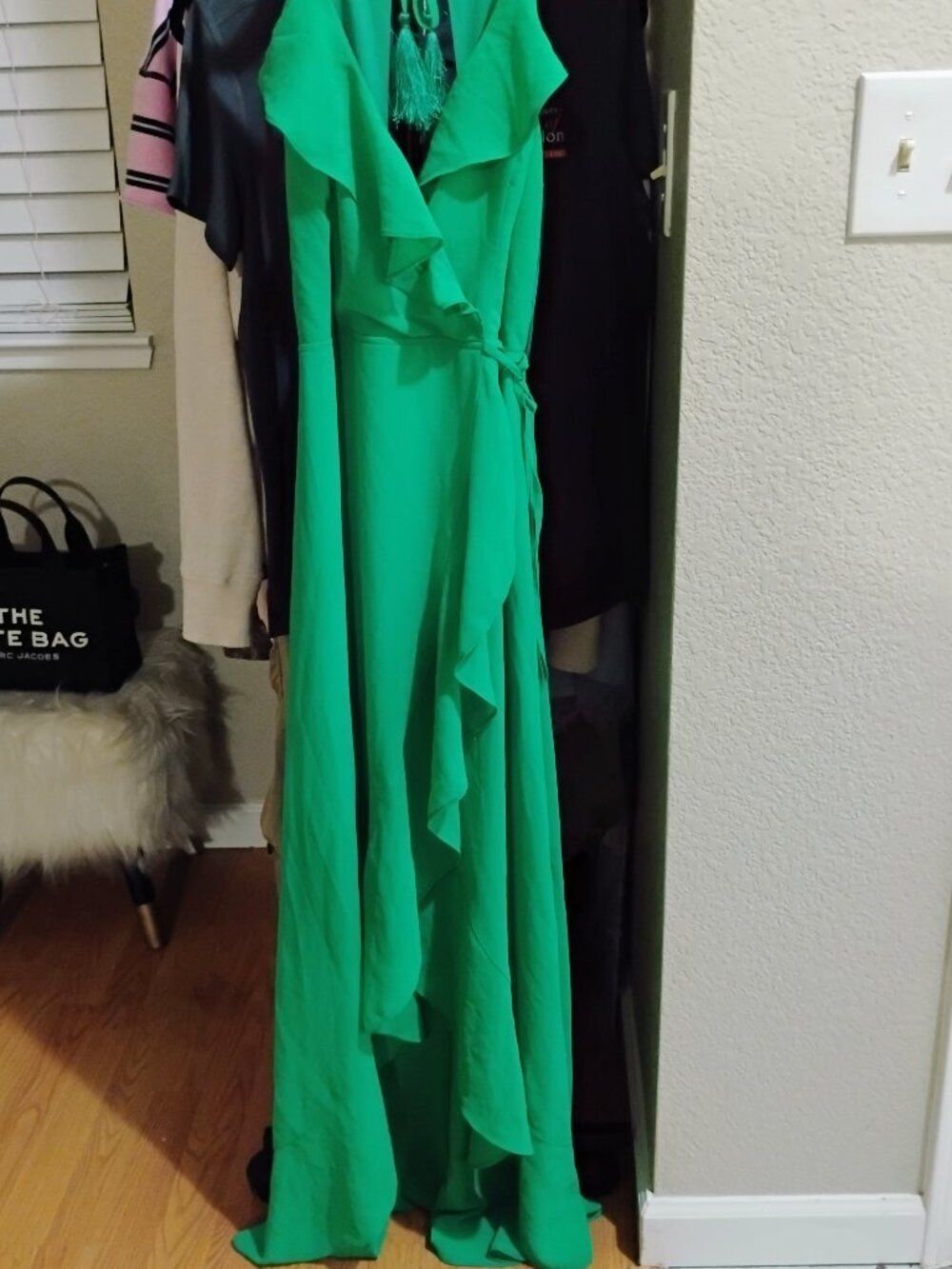 Fashion Nova Clear My Schedule Chiffon Maxi Dress